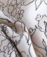 卒業式着物[淡色コーデ]オフホワイトに薄ベージュの花の線画No.803
